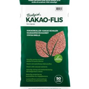 Køb Biologisk Kakao-flis 50 liter sække online billigt tilbud rabat have