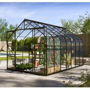 Køb Diana drivhuse Model 11500 Sort Glas online billigt tilbud rabat have