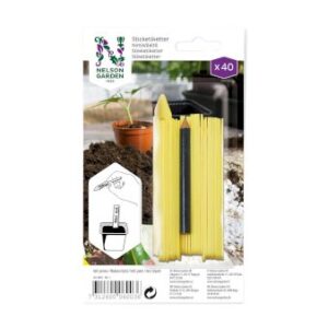 Køb Etiketter i gul plast 10 cm online billigt tilbud rabat have