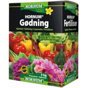 Køb Hornum gødning koncentrat til opblanding 5 kg pakke online billigt tilbud rabat have